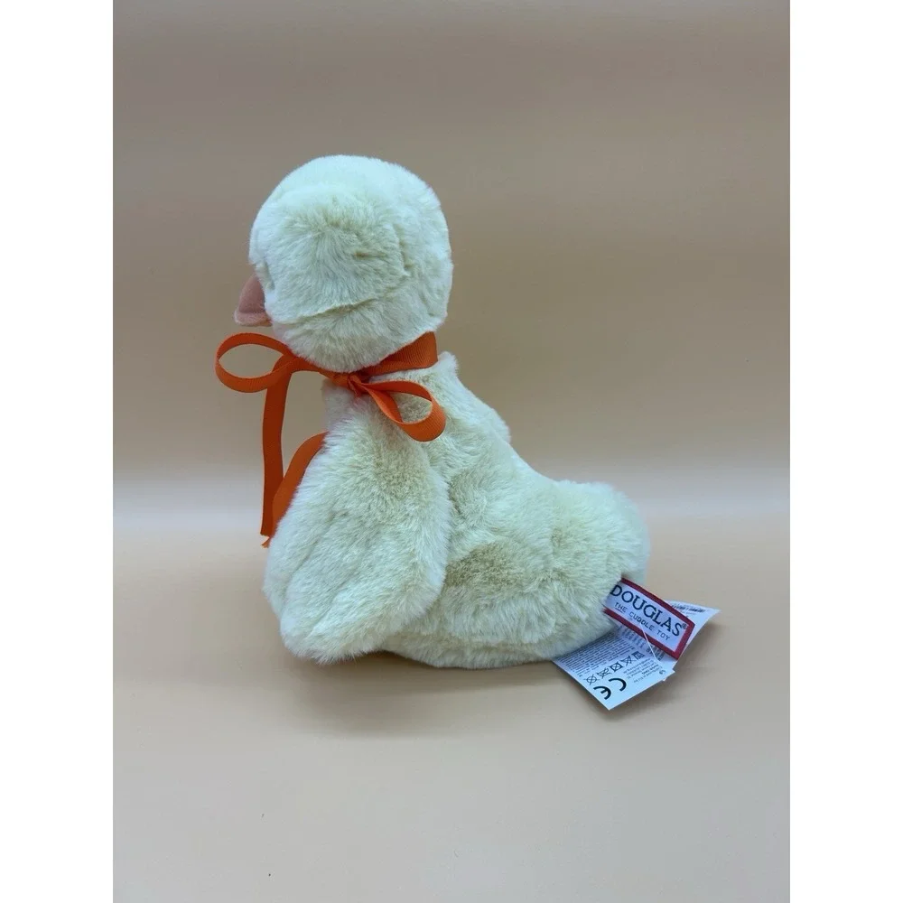 Douglas Dennie Duck Plush Yellow Stuffed Animal Soft Toy w/ Tag Ribbon #4666 - Picture 2 of 6